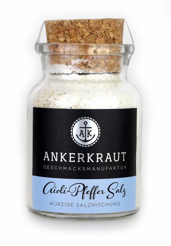 Ankerkraut Aioli-Pfeffer Salz, 155 g Glas