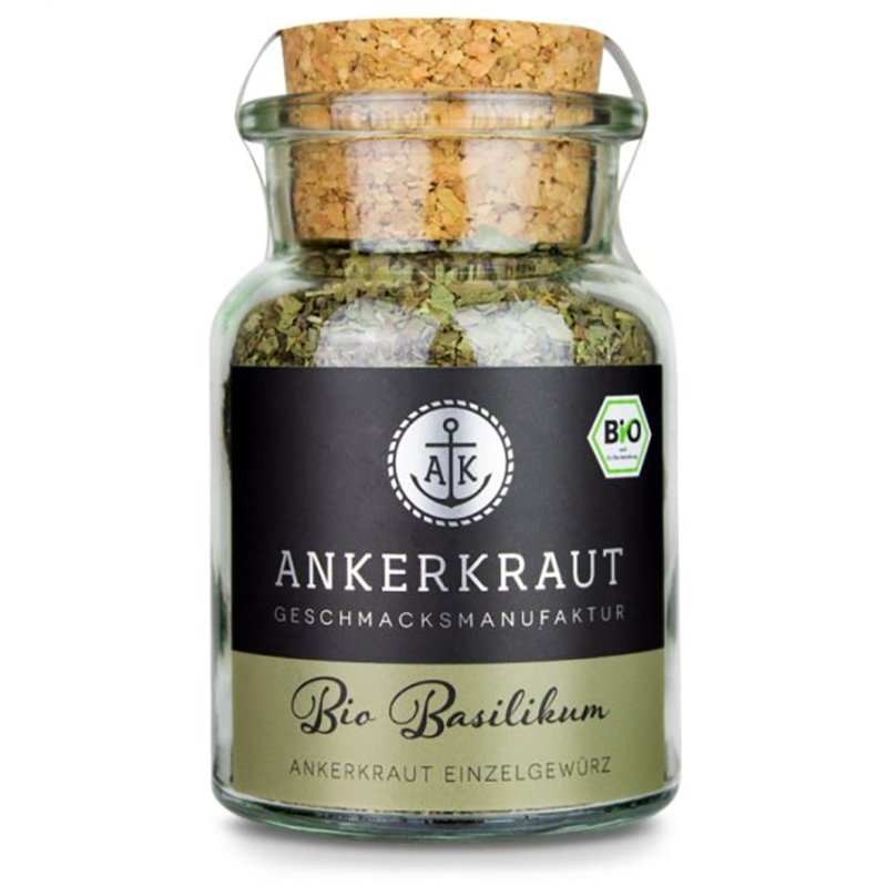 Ankerkraut BIO Basilikum, 25 g Glas