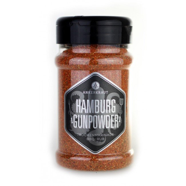 Ankerkraut Hamburg Gunpowder, BBQ-Rub, 200 g Streuer