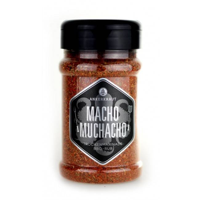 Ankerkraut Macho Muchacho, BBQ-Rub, 200 g Streuer