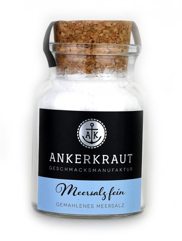 Ankerkraut Meersalz fein, 170 g Glas