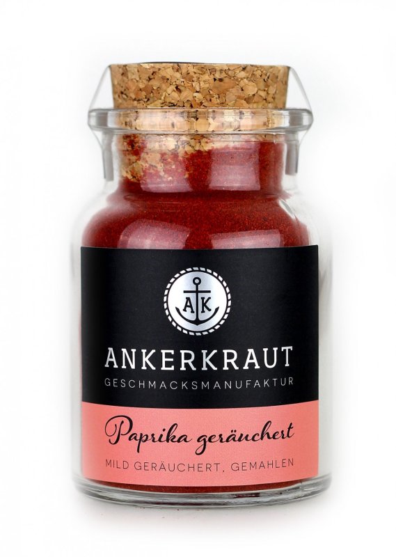 Ankerkraut Paprika geräuchert, gemahlen, 80 g Glas