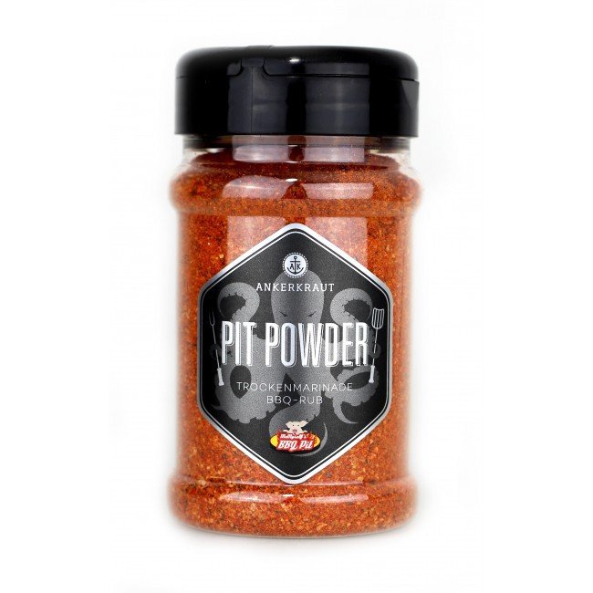 Ankerkraut Pit Powder, BBQ-Rub, 210 g Streuer