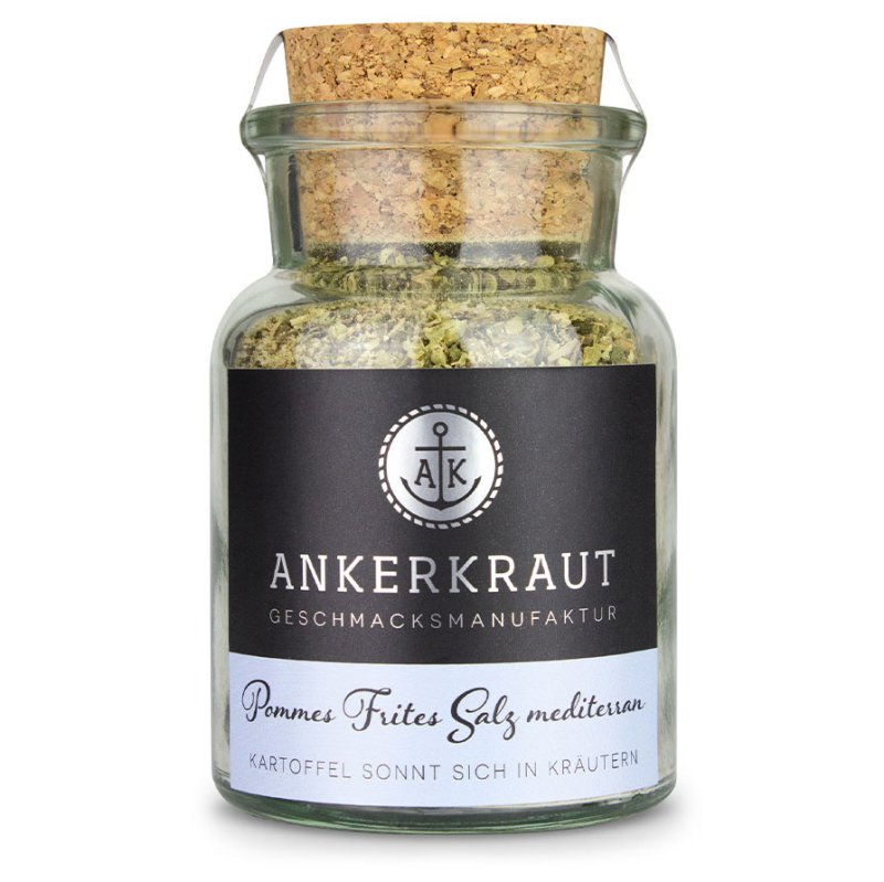 Ankerkraut Pommes Frites Salz Mediterran, 85 g Glas