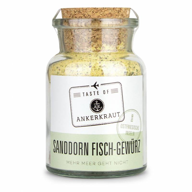 Ankerkraut Ostfriesische Inseln - Sanddorn Fisch Rub, 125 g Glas