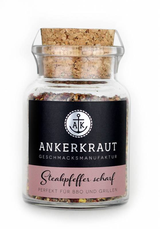 Ankerkraut Steakpfeffer scharf, 75 g Glas