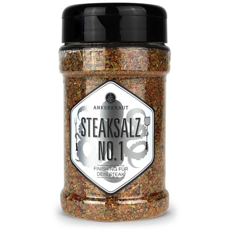 Ankerkraut Steaksalz No.1, 170 g Streuer