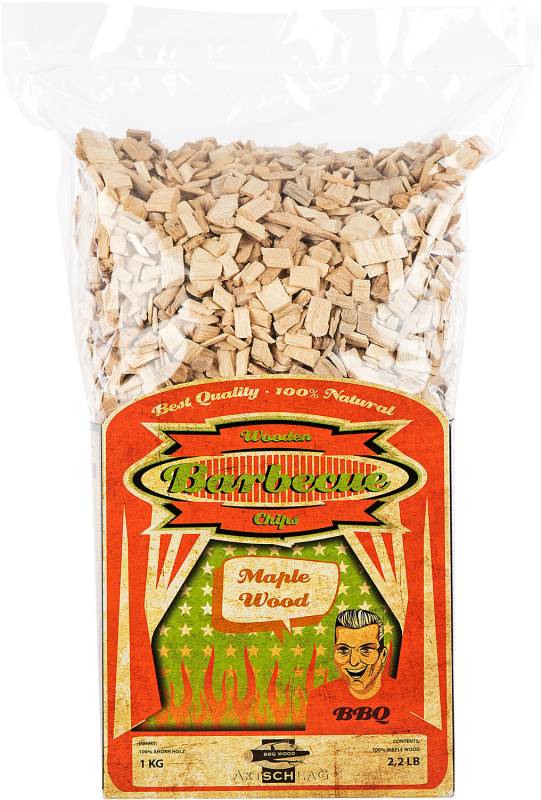 Axtschlag Räucherchips Ahorn / Wood Chips Maple - 1 kg