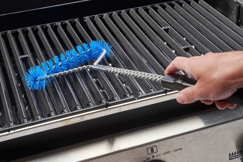 Broil King Grillbürste 3-seitig mit Nylonborsten / 45 cm