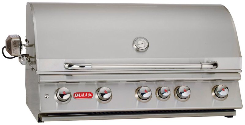 BULL Brahma Gasgrill - Einbaugrill mit Backburner und Rotisserie