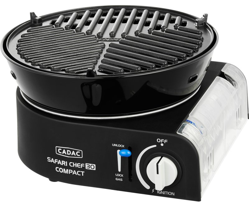 CADAC Camping Gasgrill Safari Chef 30 Compact Combo - Kartuschenbetrieb