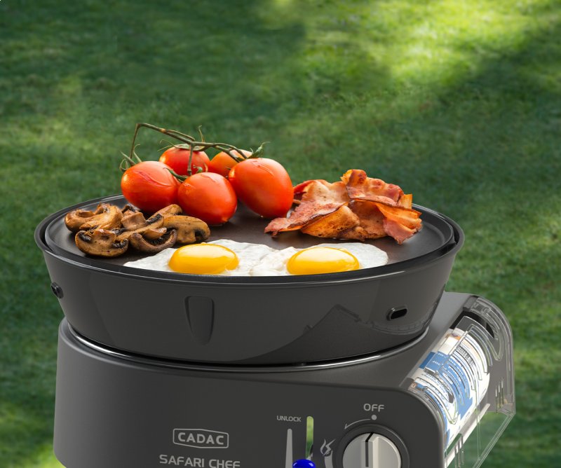 CADAC Camping Gasgrill Safari Chef 30 Compact Deluxe - Kartuschenbetrieb