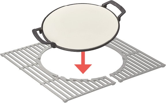 Enders Switch Grid Einsatz: Pizzastein