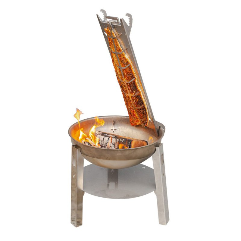 Fennek Flammlachshalterung aus Edelstahl mit Zubehör