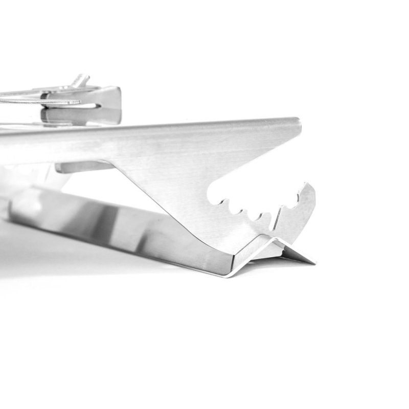 Fennek Flammlachshalterung aus Edelstahl mit Zubehör