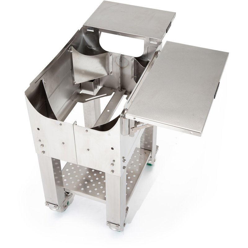 GMG Unterbau für Pelletgrill Trek, Edelstahl mit Front- und Seitenablage - Ausstellungsstück