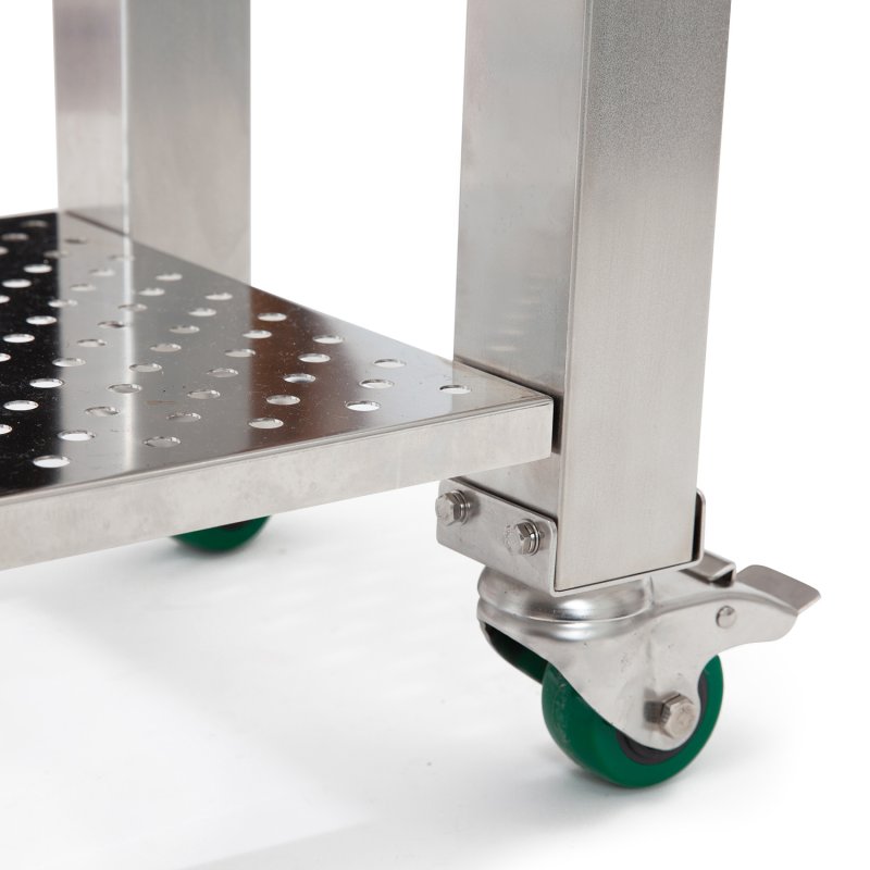 GMG Unterbau für Pelletgrill Trek, Edelstahl mit Front- und Seitenablage - Ausstellungsstück