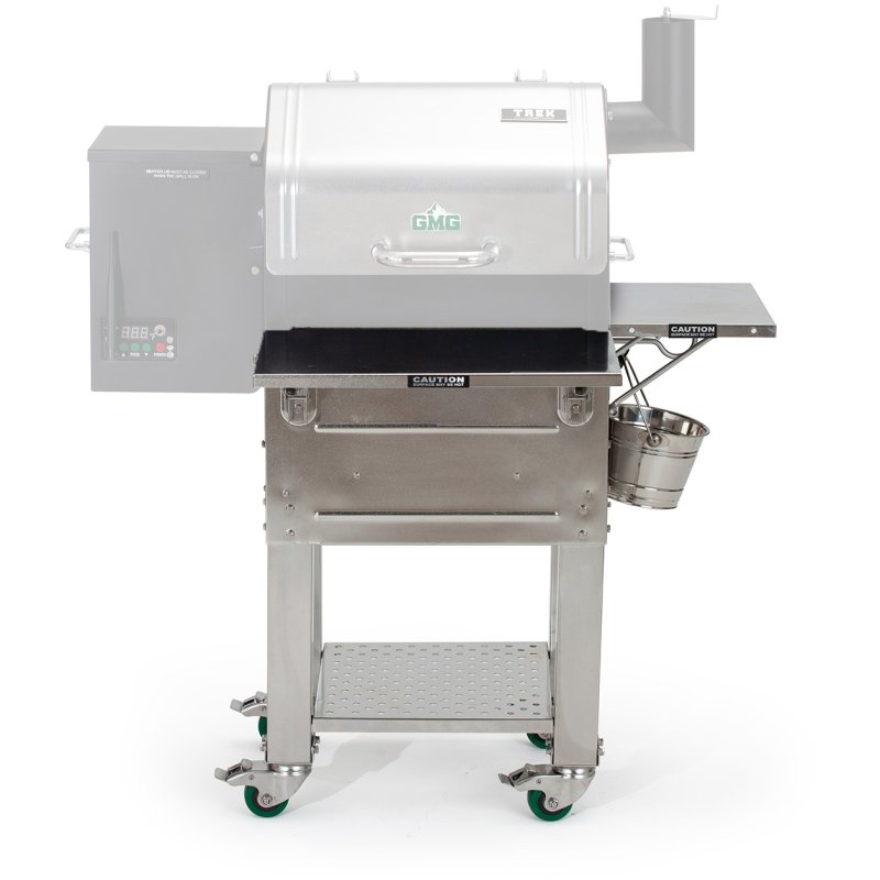 GMG Unterbau für Pelletgrill Trek, Edelstahl mit Front- und Seitenablage - Ausstellungsstück