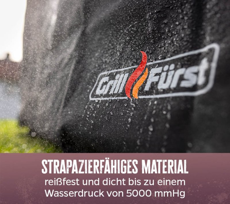 Grillfürst Abdeckhaube 172 x 67 x 123 cm Broil King Imperial 490, 590, Baron 490 / 590, Regal 490, 590, Sovereign 490, Crown 490, 590 / Napoleon Rogue 425, 525, P500, LEX 605 / Outdoorchef Dualchef 415 G, 425 G, S 425 G / Weber Genesis II 4 Brenner / Ende