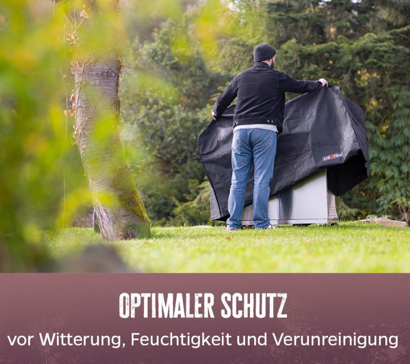 Grillfürst Abdeckhaube 138 x 70 x 113 cm Weber Genesis 200 er Serie / Napoleon Freestyle 425 / Rösle Allflame Hero 4, Peer 3, Videro Pro G4-S, Santos S318