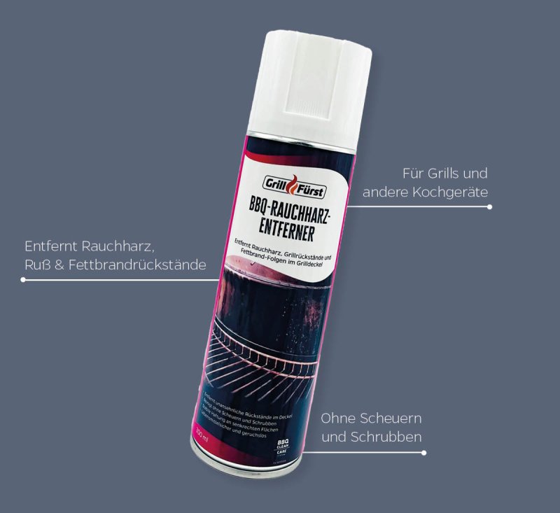 Grillfürst BBQ-Rauchharzentferner - 300 ml - Aktivschaumreiniger