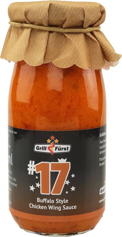 Grillfürst BBQ Sauce No. #17, die Buffalo Style Chicken Wing Sauce