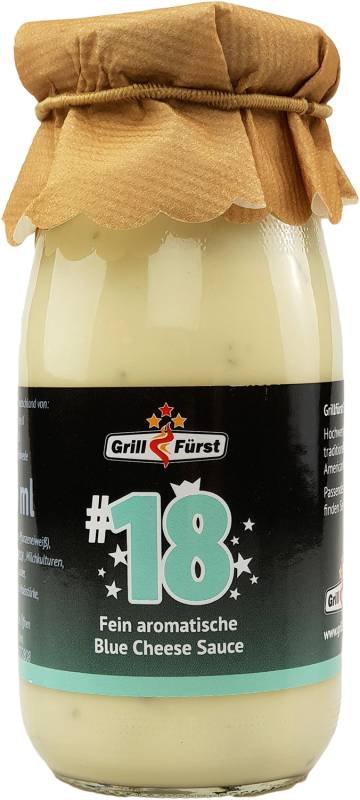 Grillfürst BBQ Sauce No. #18, die fein aromatische Blue Cheese Sauce