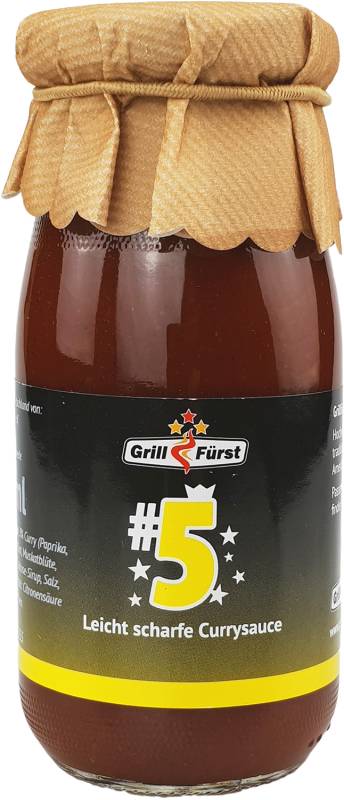 Grillfürst BBQ Sauce No. #5, die Currysauce