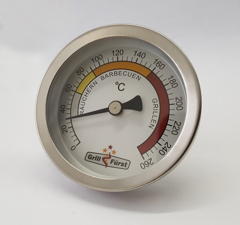 Deckelthermometer Grillfürst - Grill Thermometer Therm260 (Therm 260)