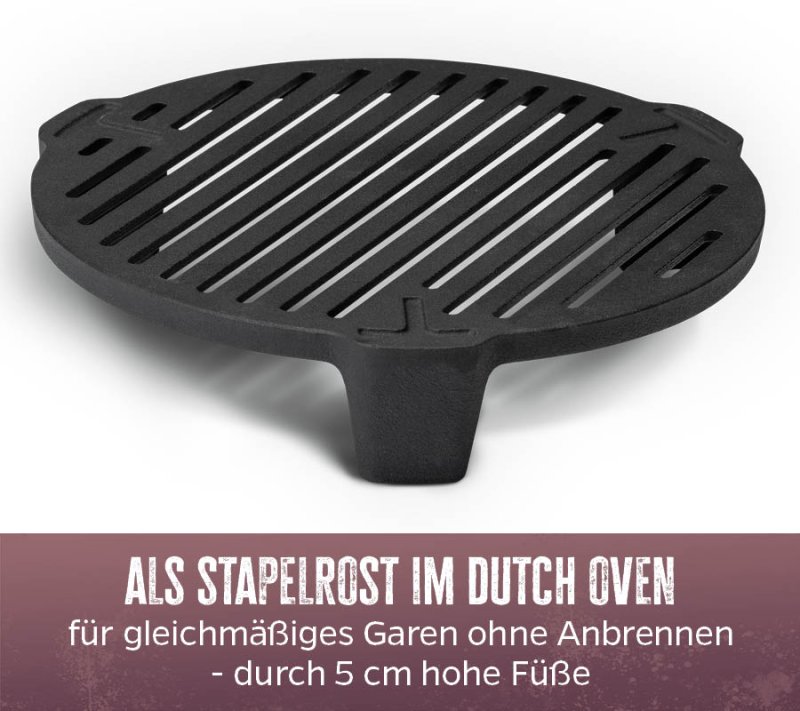 Grillfürst Dutch Oven Einsatz für DO4, DO6 - Feuerrost