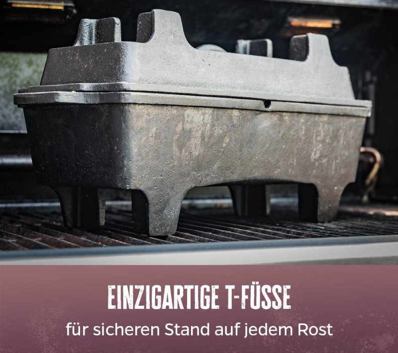 Grillfürst Dutch Oven Kastenform BK4 aus Gusseisen