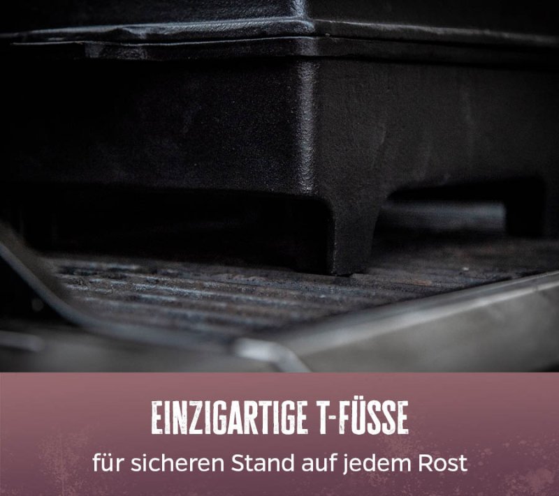 Grillfürst Dutch Oven Kastenform BK6 aus Gusseisen