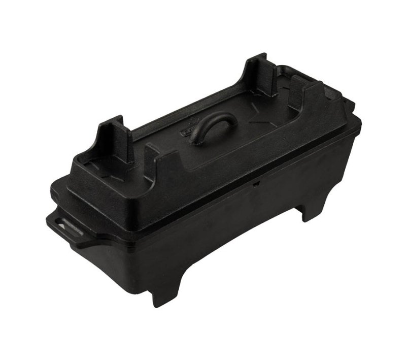 Grillfürst Dutch Oven Set BBQ Kastenform BK4 aus Gusseisen - X-DEAL inkl. Tragetasche, Gusseisen Pflege und Deckelheber