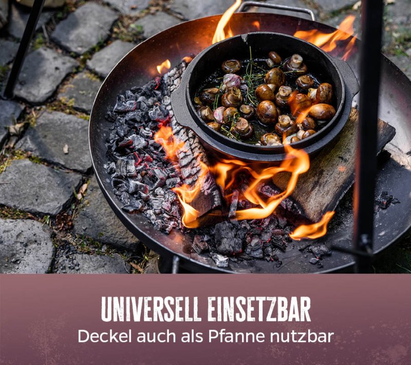 Grillfürst Dutch Oven ohne Füsse DO7,5