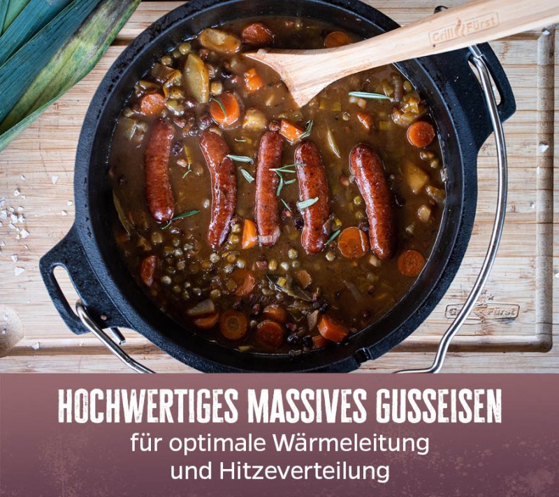 Grillfürst Dutch Oven ohne Füsse DO7,5