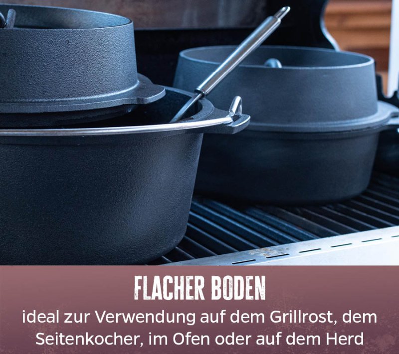Grillfürst Dutch Oven ohne Füsse DO7,5
