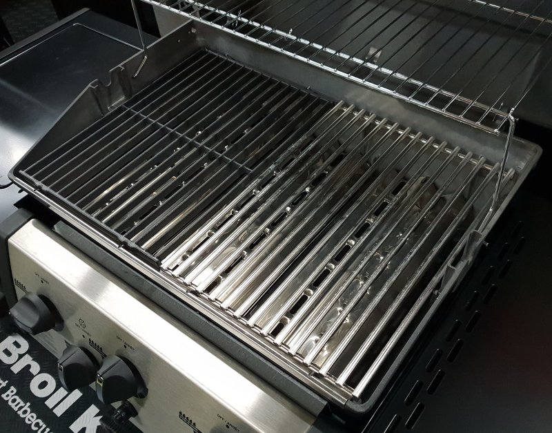 Grillfürst Edelstahl Grillrost für Broil King Monarch und Royal (36,8 x 27 cm)
