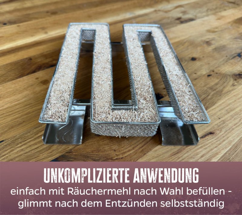 Grillfürst Kaltrauchgenerator / Räucherschnecke eckig