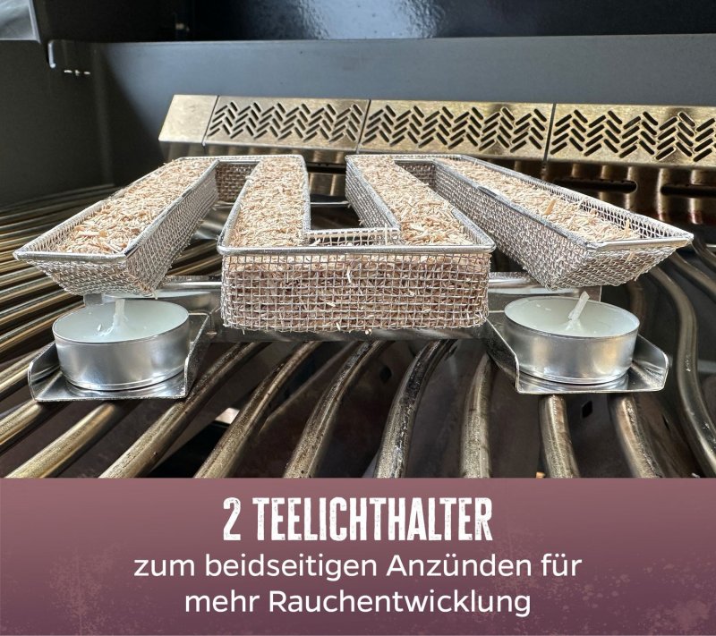 Grillfürst Kaltrauchgenerator / Räucherschnecke eckig