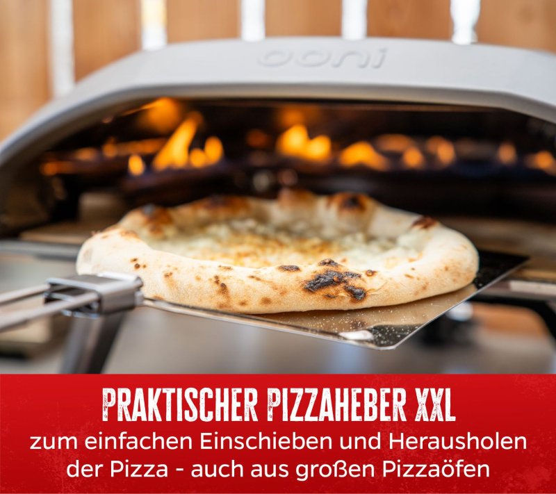 Grillfürst Pizzaheber XXL extra lang - 83 cm - klappbar