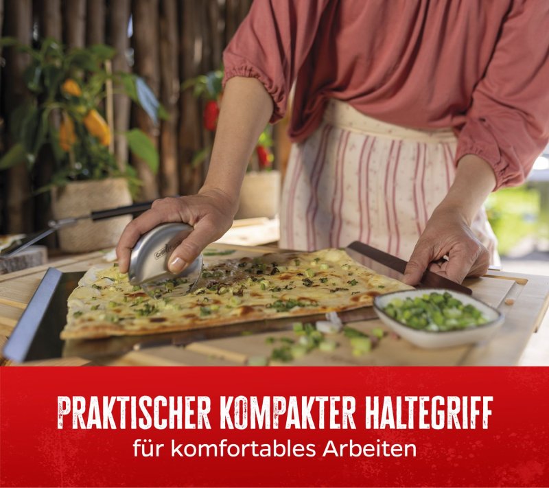 Grillfürst Pizzaschneider / Pizzarad Edelstahl Ø 8 cm
