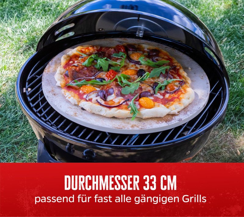Grillfürst Pizzastein Ø 33 cm