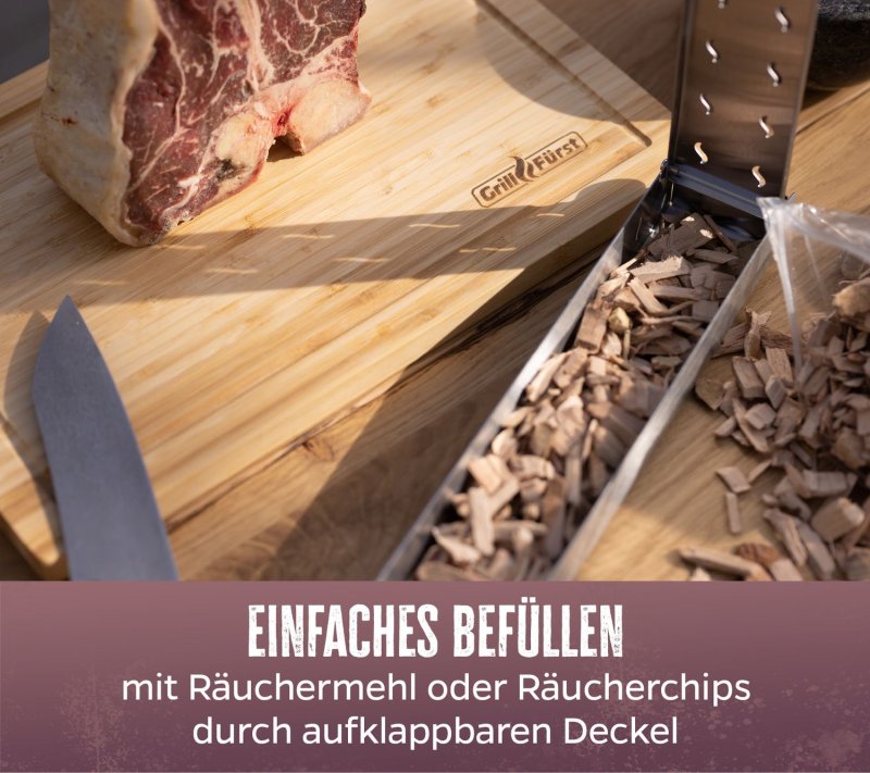 Grillfürst Räucherbox aus Edelstahl für Grillfürst Gasgrills ab G210