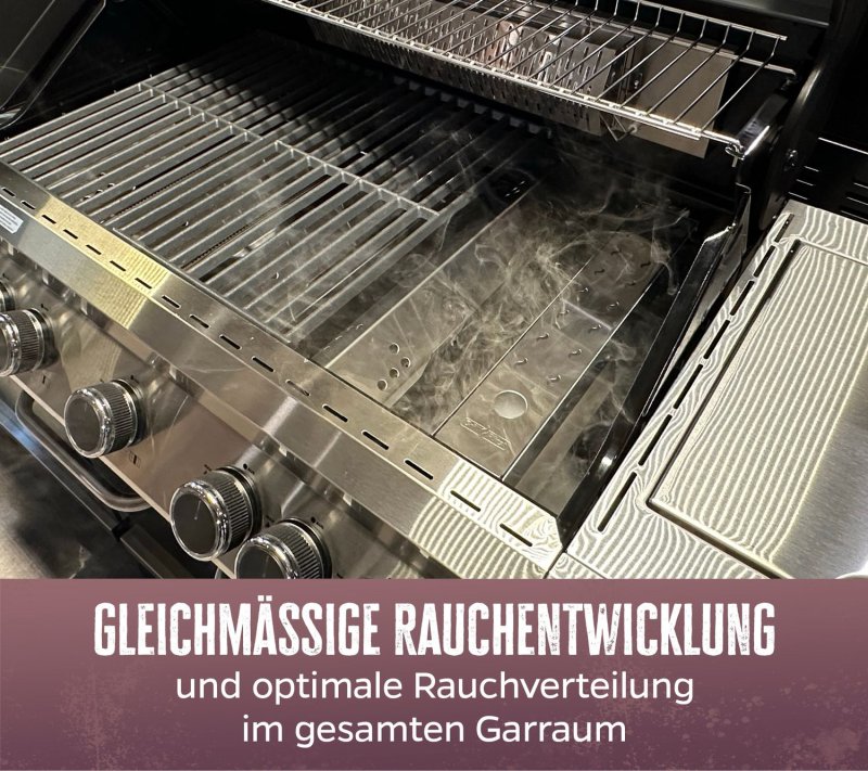 Grillfürst Räucherbox aus Edelstahl für Grillfürst Gasgrills ab G210