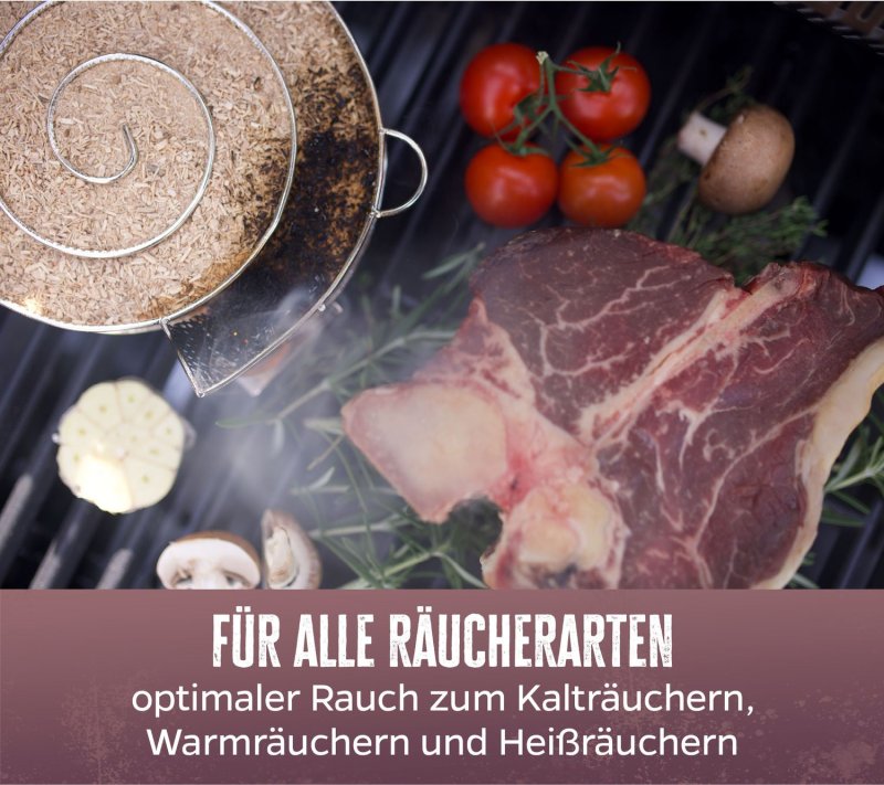 Grillfürst Kaltrauchgenerator / Räucherschnecke XXL 31cm