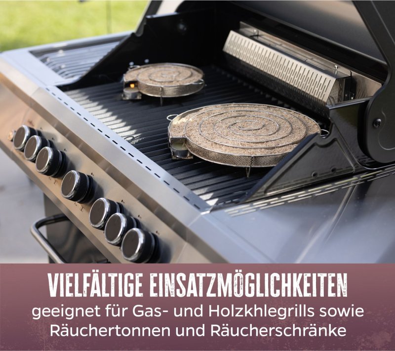Grillfürst Kaltrauchgenerator / Räucherschnecke XXL 31cm