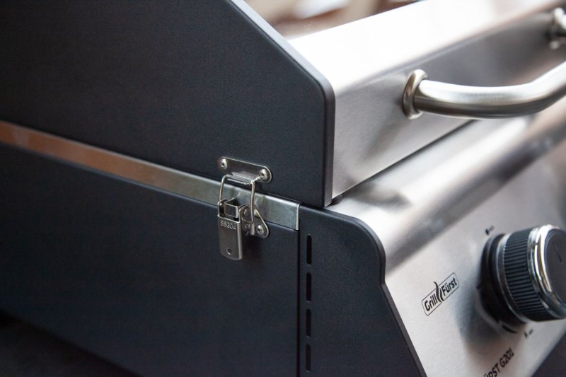 Grillfürst G201E 2-Brenner Gasgrill portabel v2 - Campinggrill / Balkongrill 50mbar