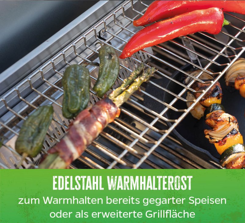 Grillfürst G401E 4-Brenner Einbaugrill mit Edelstahl Rosten