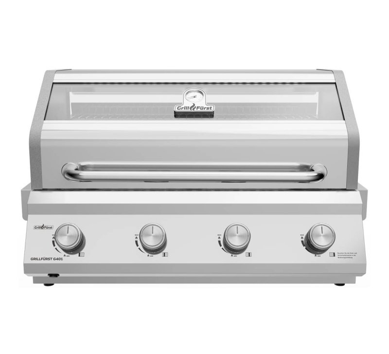 Grillfürst G401G 4-Brenner Einbaugrill mit Gusseisen Rosten