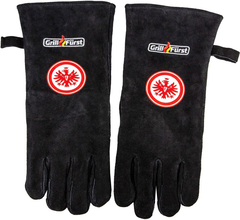 Grillfürst Grillhandschuhe Leder - Eintracht Frankfurt Edition (Paar)